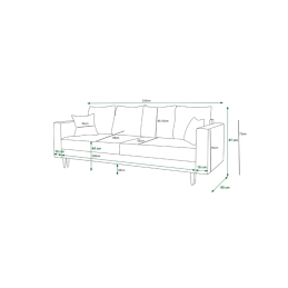 Sofa rozkładana LURIA - lekkość, która uspokaja