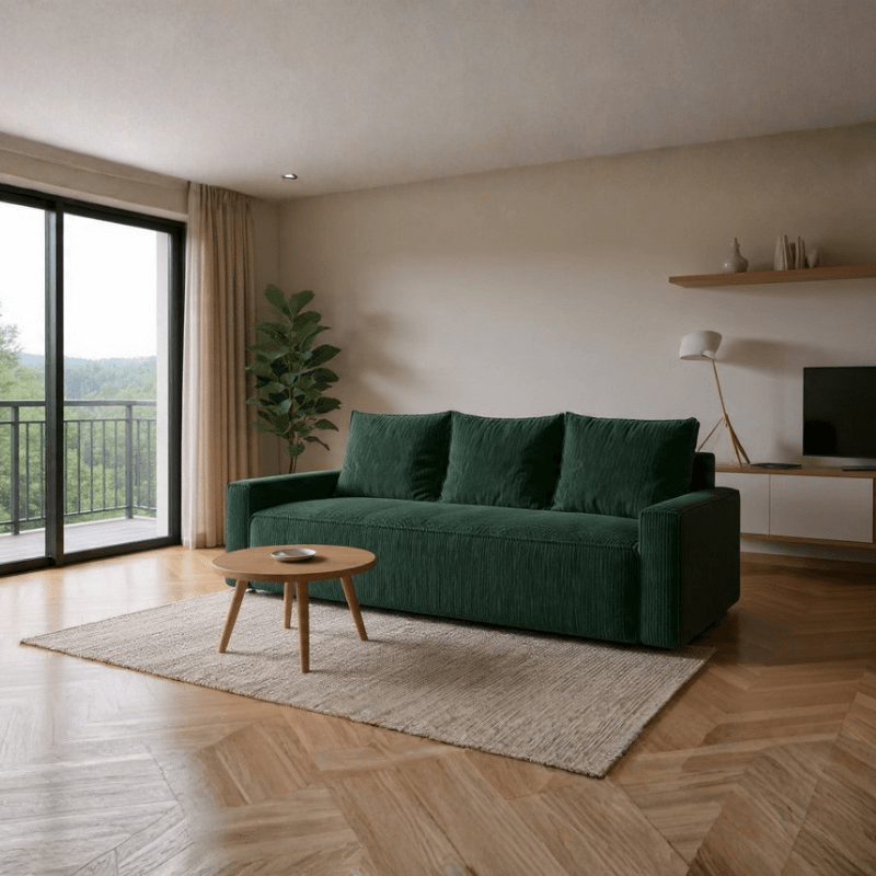 Sofa rozkładana NUMA - codzienna wygoda. Solidna na lata.