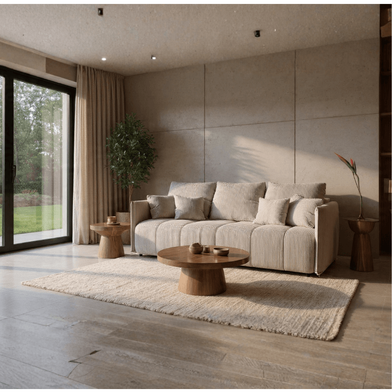 Sofa rozkładana FARO - cicha elegancja