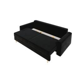 Sofa rozkładana TARO - gwiezdna czerń