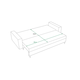Sofa rozkładana SEVA - to twój dzień